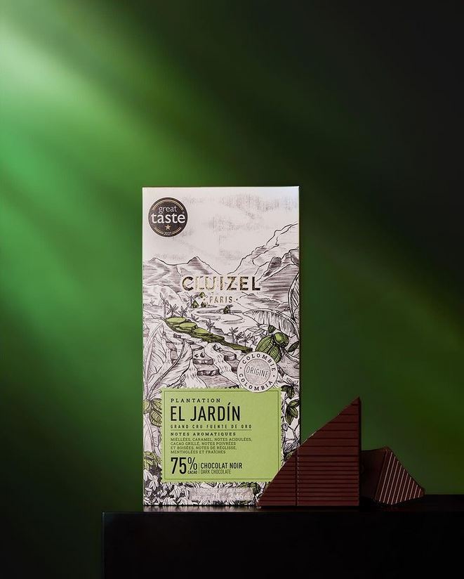 Dark Chocolate Bar, 75% Single Estate El Jardin – Chocolat Michel