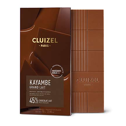 gourmet milk chocolate bar, 45%