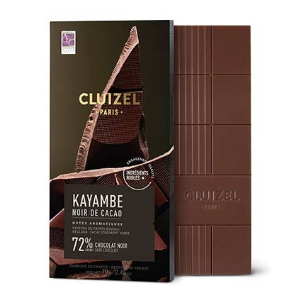 無糖ブラック　ルチア Dark Chocolate Bar, 72% – Chocolat Michel Cluizel