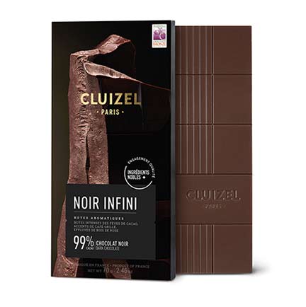 gourmet dark chocolate bar, 99%