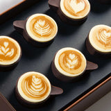 chocolate coffee cappuccino cups