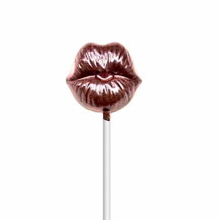 Chocolate kiss lollipop
