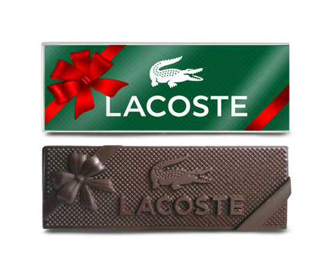Custom chocolate bar, embossed