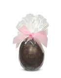 Chocolate Easter egg with mini chocolate eggs