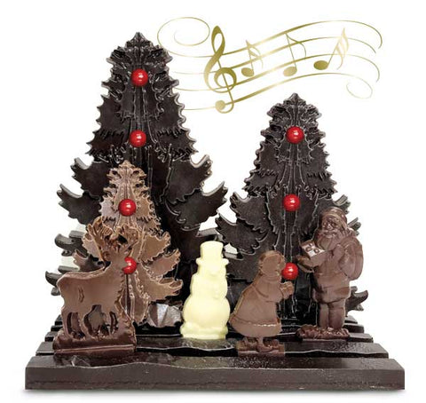 Christmas chocolate gift box with jingle