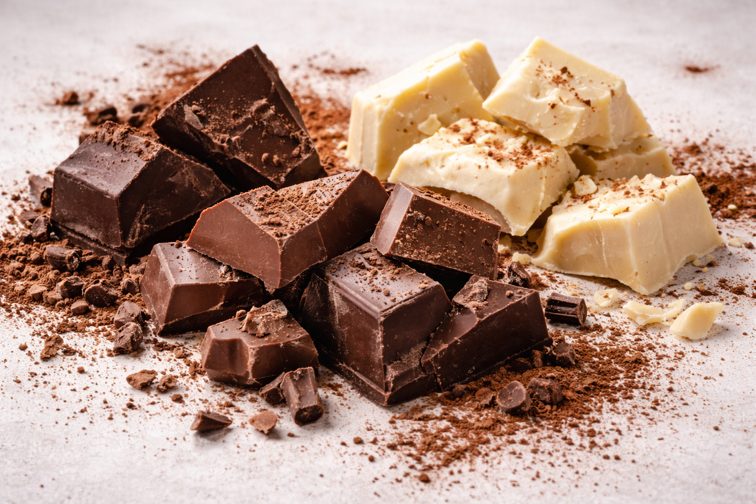 What's the difference between Milk, Dark, and White Chocolate?