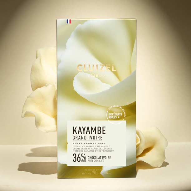 cluizel white chocolate bar