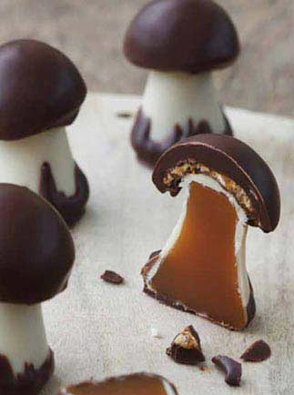 chocolate mushrooms
