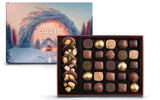 Christmas chocolate gift box, Milk and Dark
