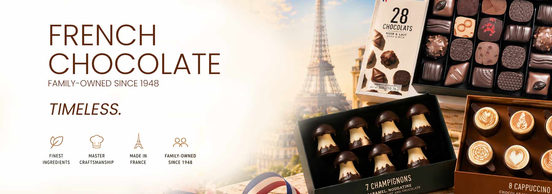 Shop Cluizel for luxury French chocolate, gourmet gift boxes, Single Estate bars, truffles, and artisan confections crafted with Noble Ingredients and exceptional cocoa.