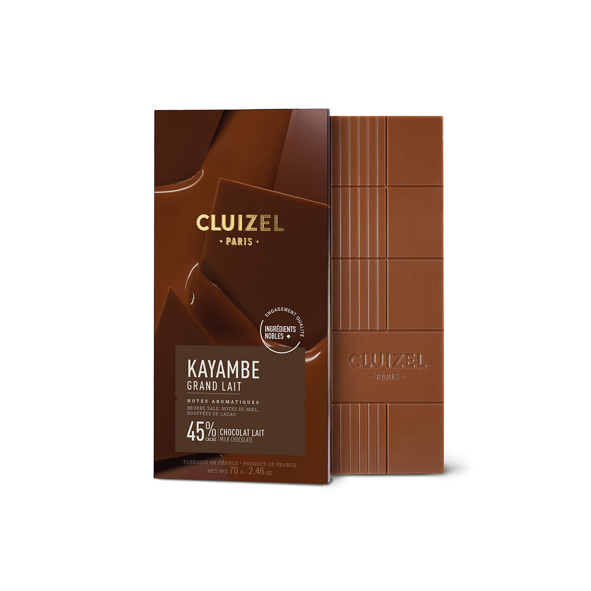 45% milk chocolate bar