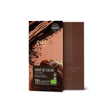 cocoa nib chocolate bar