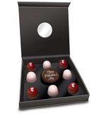 Valentine chocolate truffle box