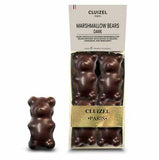 dark chocolate-covered marshmallow teddy bears