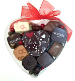 Valentine chocolate heart box