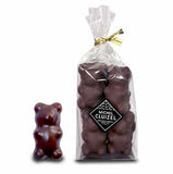 dark chocolate covered marshmallow teddy bears