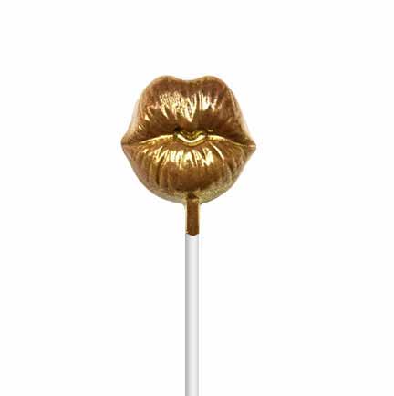 Chocolate kiss lollipop