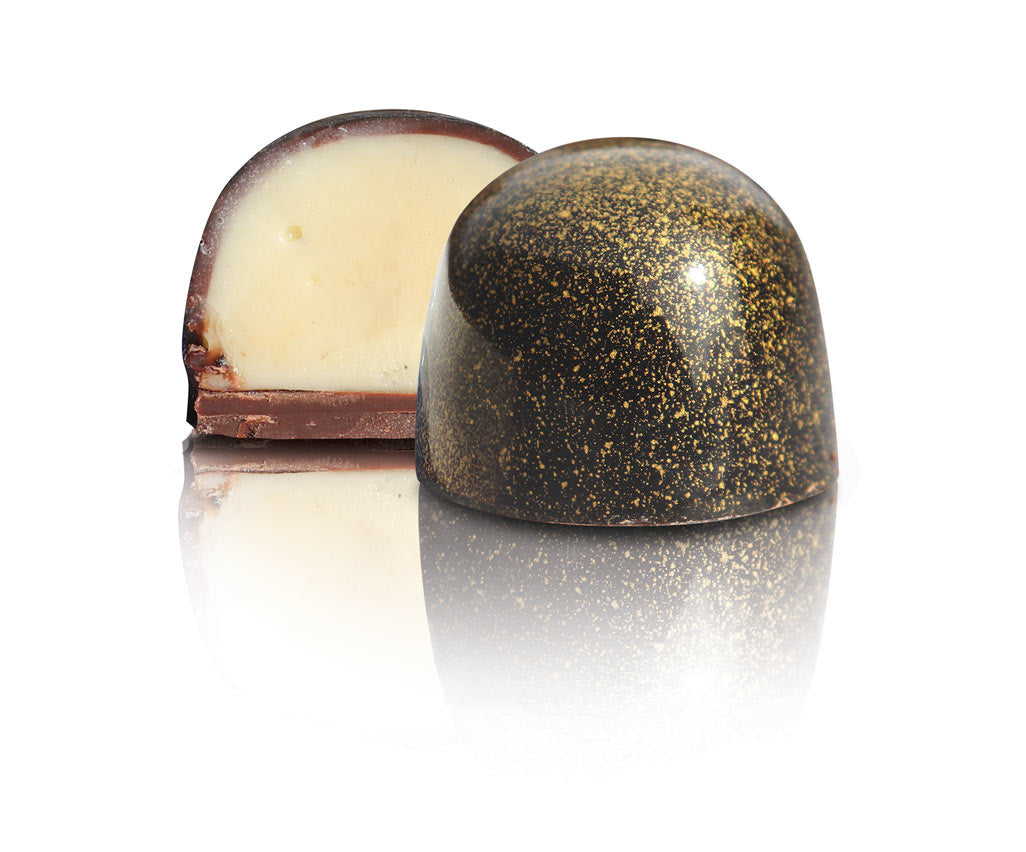 chocolate truffle with egg nog and cognac