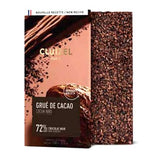 cocoa nibs chocolate bar