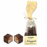 Chocolate covered nougat, milk