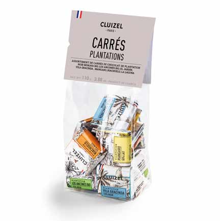 Chocolate tasting squares