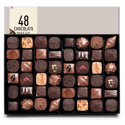 Chocolate Gift Box, milk & dark