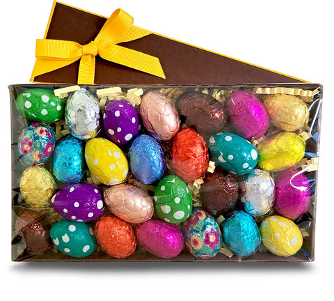 Assorted chocolate Easter eggs