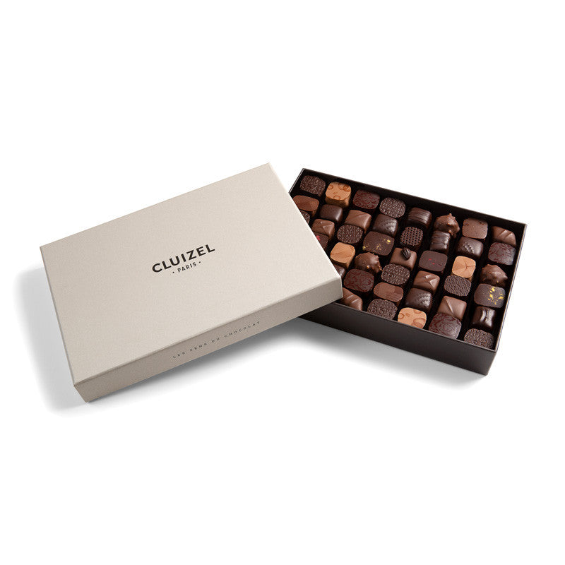 Chocolate Gift Box, 48 Milk & Dark – Chocolat Michel Cluizel