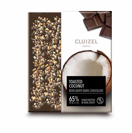 non dairy chocolate bar, coconut 